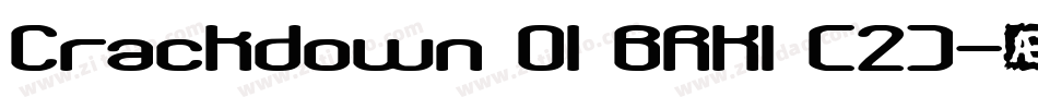 Crackdown O1 BRK1 (2)字体转换